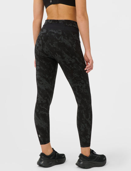 Sweaty Betty Runner's High Power 7/8 Leggings - Black Cliff Face Printimages2- The Sports Edit