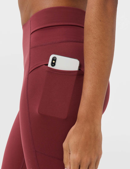 Sweaty Betty Runner's High Power 7/8 Leggings - Merlot Redimages3- The Sports Edit