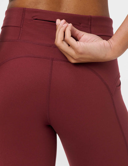 Sweaty Betty Runner's High Power 7/8 Leggings - Merlot Redimages5- The Sports Edit