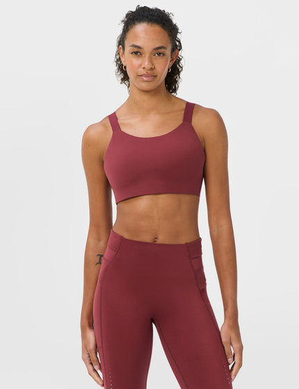 Sweaty Betty Runner's High Sports Bra - Merlot Redimages1- The Sports Edit
