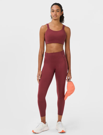 Sweaty Betty Runner's High Sports Bra - Merlot Redimages5- The Sports Edit