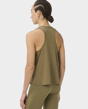 Runner's High Tank - Khaki Brown