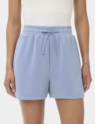 Sand Wash CloudWeight High Waisted Shorts - Laguna Blue