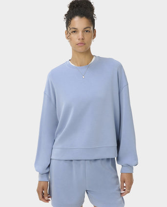 Sand Wash CloudWeight Sweatshirt - Laguna Blue