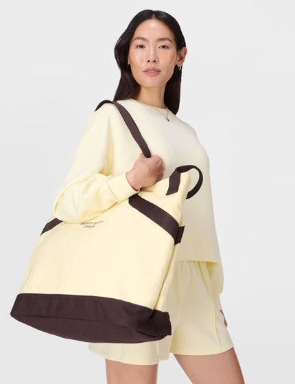 Sweaty Betty SB Canvas Bucket Bag - Buttercream Yellowimage8- The Sports Edit