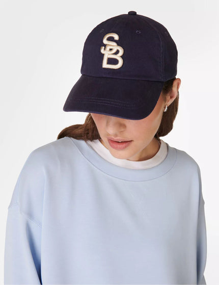 Sweaty Betty SB Slogan Cap - Navy Blueimage2- The Sports Edit