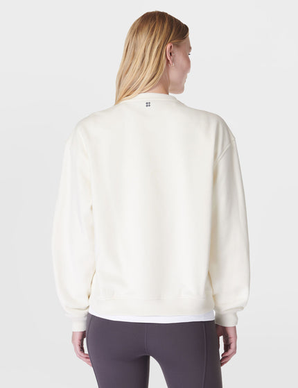 Sweaty Betty Ski Club Sweatshirt - Studio Whiteimage2- The Sports Edit