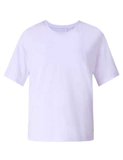 Sweaty Betty Soft Flow Studio T-Shirt - Heather Purpleimage6- The Sports Edit