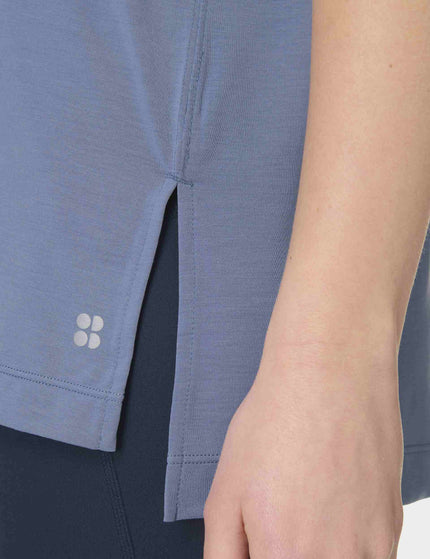 Sweaty Betty Soft Flow Studio Vest - Luxe Blueimages4- The Sports Edit