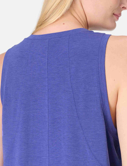 Sweaty Betty Soft Flow Studio Vest - Rich Blueimage3- The Sports Edit
