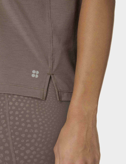 Sweaty Betty Soft Flow Studio Vest - Taupe Brownimages4- The Sports Edit