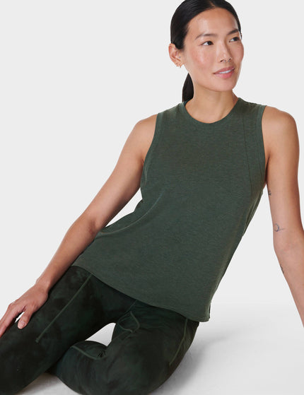 Sweaty Betty Soft Flow Studio Vest - Trek Greenimage5- The Sports Edit