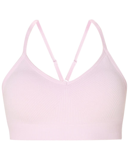 Sweaty Betty Soft Ribbed Bra - Frost Pinkimages8- The Sports Edit