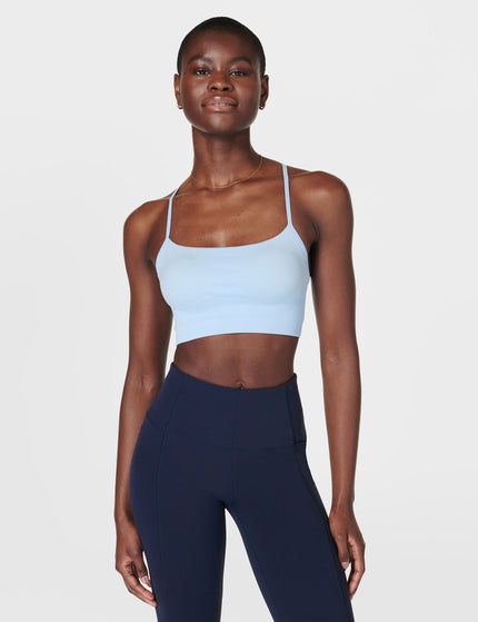 Sweaty Betty Spirit Restored Yoga Bra - Breeze Blueimage1- The Sports Edit