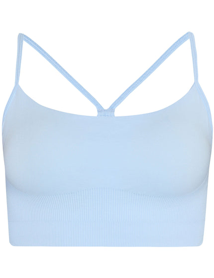 Sweaty Betty Spirit Restored Yoga Bra - Breeze Blueimage6- The Sports Edit