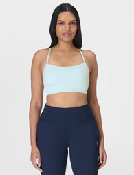 Sweaty Betty Spirit Restored Yoga Bra - Day Break Blueimage1- The Sports Edit