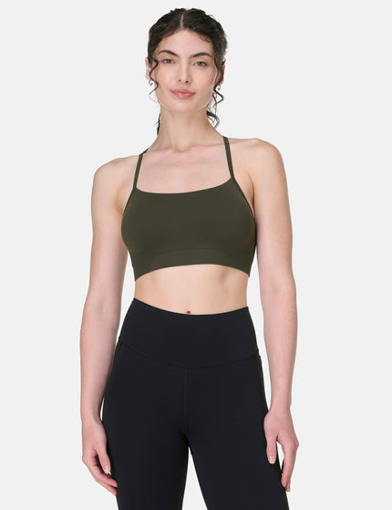 Sweaty Betty Spirit Restored Yoga Bra - Nori Greenimages1- The Sports Edit