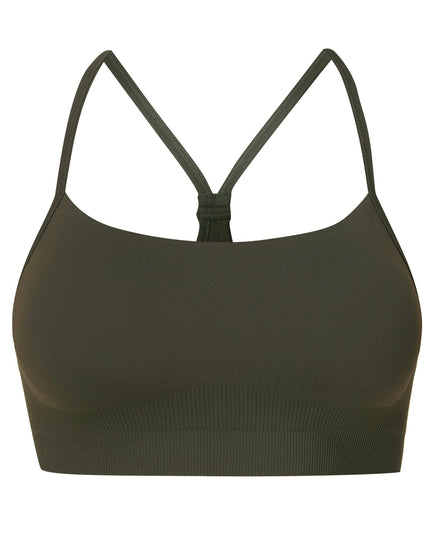 Sweaty Betty Spirit Restored Yoga Bra - Nori Greenimages6- The Sports Edit