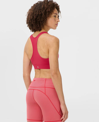 Stamina Seamless Sports Bra - Crimson Red