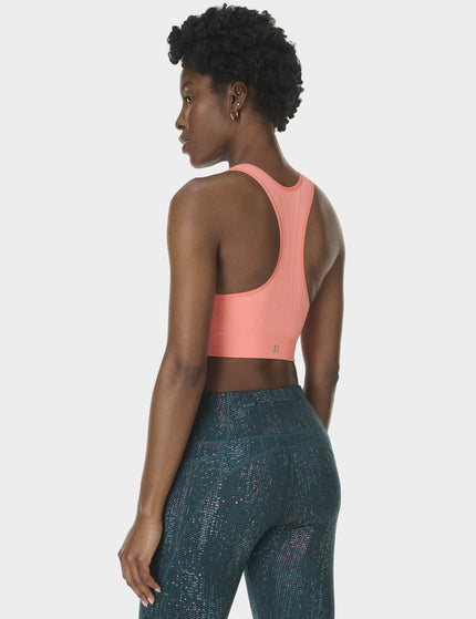 Sweaty Betty Stamina Seamless Sports Bra - Melon Pinkimages2- The Sports Edit