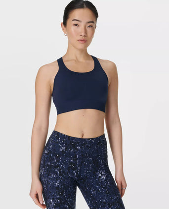 Stamina Seamless Sports Bra - Navy Blue