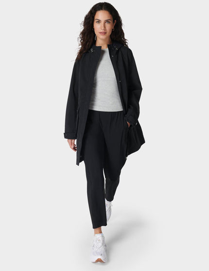 Sweaty Betty Stride Waterproof Parka - Blackimage7- The Sports Edit