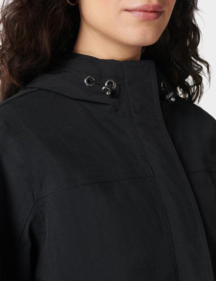 Sweaty Betty Stride Waterproof Parka - Blackimage3- The Sports Edit