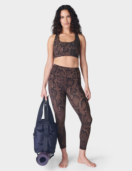 Sweaty Betty Super Soft 7/8 Yoga Leggings - Brown Python Printimage5- The Sports Edit