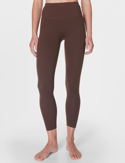 Sweaty Betty Super Soft 7/8 Yoga Leggings - Cacao Brownimage1- The Sports Edit
