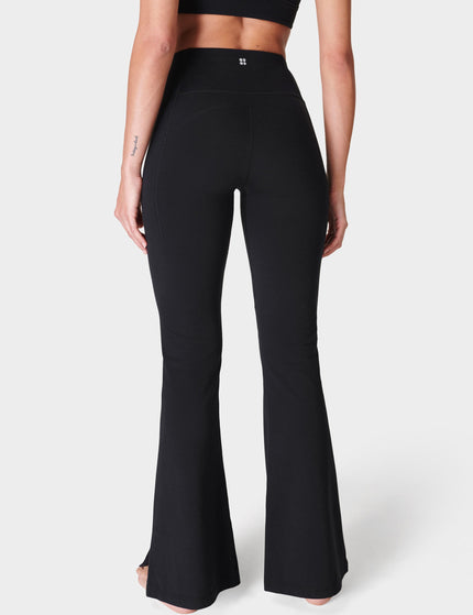 Sweaty Betty Super Soft Flare Yoga Trousers - Blackimage2- The Sports Edit