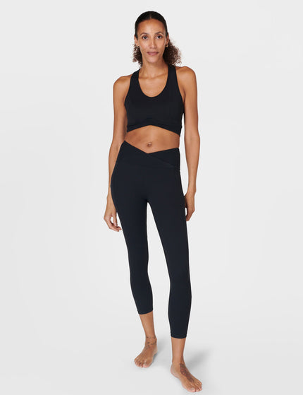 Sweaty Betty Super Soft Ultra-Lite Wrap Bra - Blackimage5- The Sports Edit