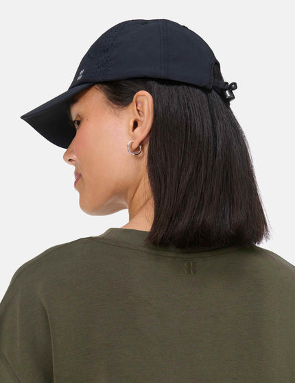 Sweaty Betty Swiftie Pace Cap - Blackimage4- The Sports Edit