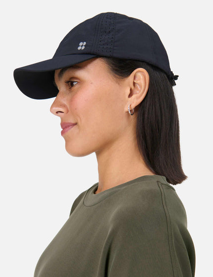 Sweaty Betty Swiftie Pace Cap - Blackimage3- The Sports Edit