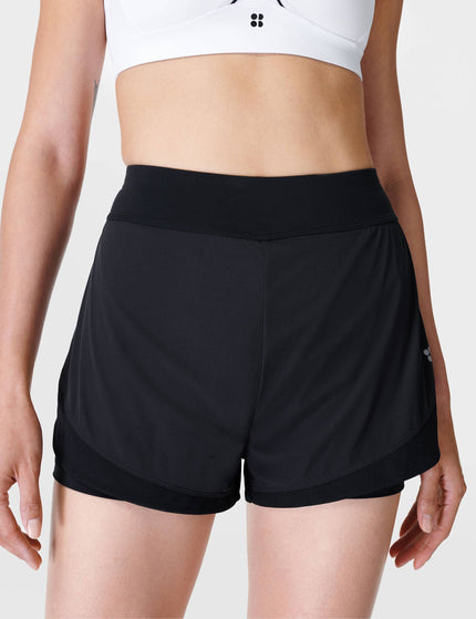 Sweaty Betty Tempo Run Shorts - Blackimage1- The Sports Edit