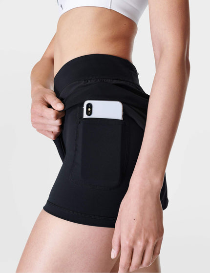 Sweaty Betty Tempo Run Shorts - Blackimage3- The Sports Edit