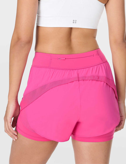 Sweaty Betty Tempo Run Shorts - Fuchsia Pinkimage2- The Sports Edit