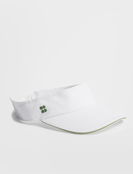Sweaty Betty The Volley Visor - White/Courtside Greenimage1- The Sports Edit