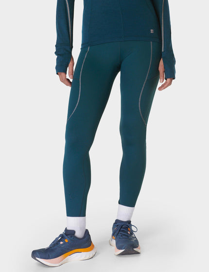 Sweaty Betty Therma Boost Running Leggings - Deep Greenimage1- The Sports Edit