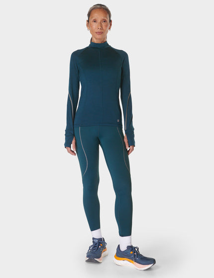 Sweaty Betty Therma Boost Running Leggings - Deep Greenimage6- The Sports Edit