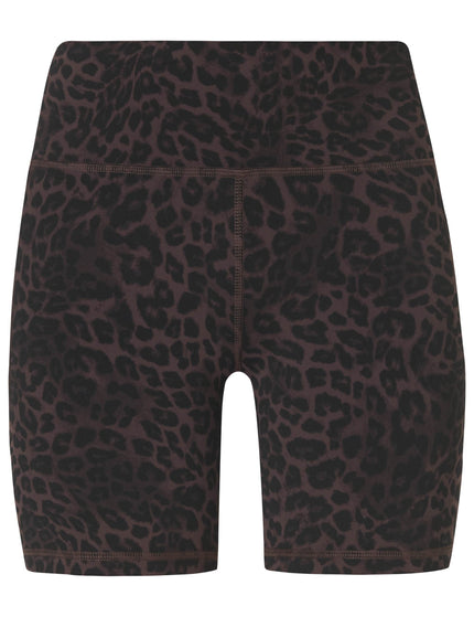 Sweaty Betty Ultimate Studio 6" Shorts - Brown Leopard Skin Printimages7- The Sports Edit