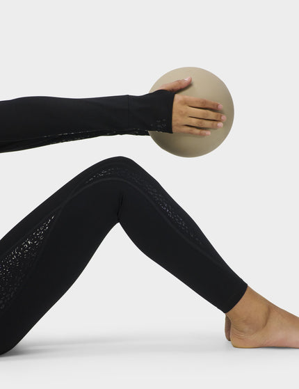 Sweaty Betty Ultimate Studio 7/8 Grippy Legging - Blackimages4- The Sports Edit