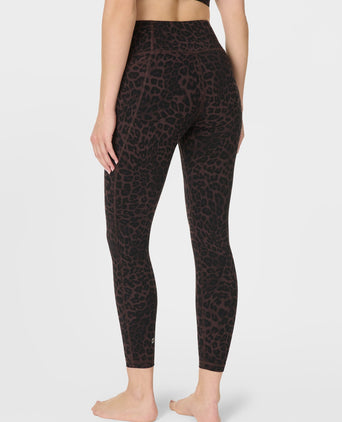 Ultimate Studio 7/8 Yoga Leggings - Brown Leopard Skin Print