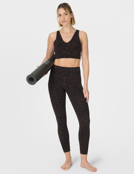 Sweaty Betty Ultimate Studio 7/8 Yoga Leggings - Brown Leopard Skin Printimages7- The Sports Edit