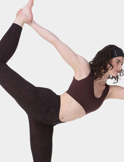 Sweaty Betty Ultimate Studio 7/8 Leggings - Brown Panther Printimages5- The Sports Edit