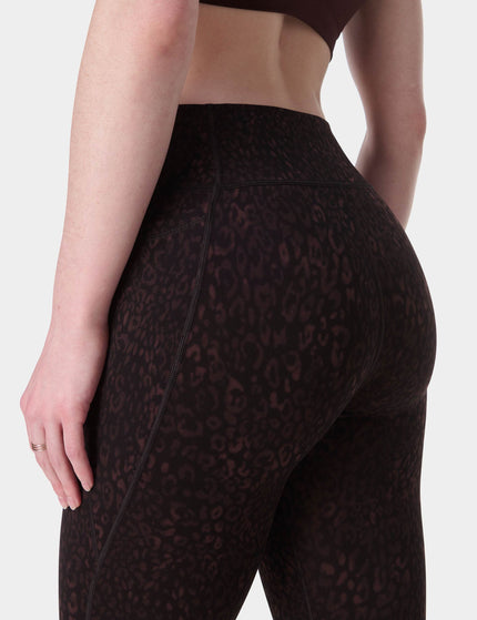 Sweaty Betty Ultimate Studio 7/8 Leggings - Brown Panther Printimages4- The Sports Edit