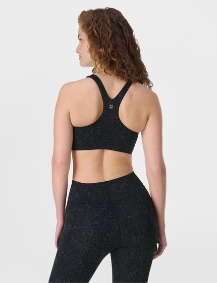 Sweaty Betty Ultimate Studio Racerback Bra - Black Panther Printimage2- The Sports Edit