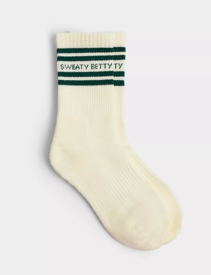 Sweaty Betty Varsity Slogan Socks - Retro Greenimage1- The Sports Edit