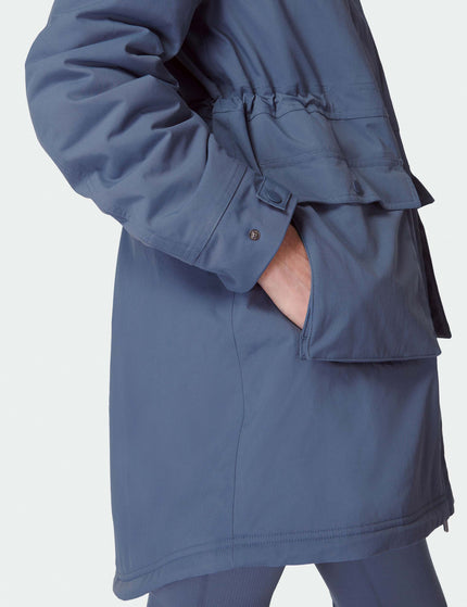 Sweaty Betty Winter Stride Waterproof Parka - Endless Blueimage2- The Sports Edit