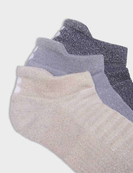 Sweaty Betty Workout Lurex Socks 3 Pack - Nebula Blue/Pink/Stellar Purpleimages2- The Sports Edit