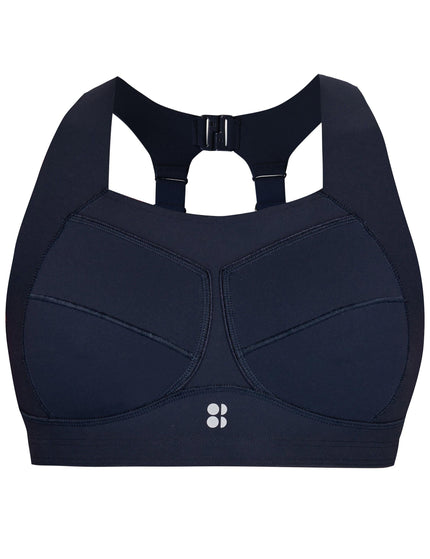 Sweaty Betty Zero Gravity Running Bra - Navy Blue Aimage8- The Sports Edit